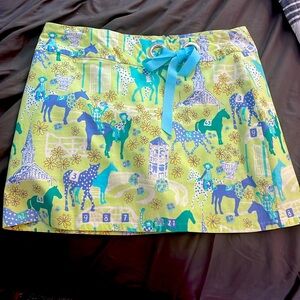 Lily Pulitzer low rider print skort